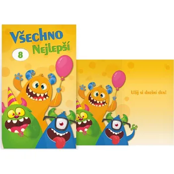 UNIPAP přání k narozeninám otočné, dětské M33-123 W PRANI_W_233 302768