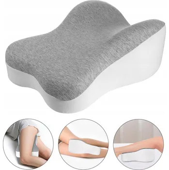 Polštář ORTOPEDICKÝ POLŠTÁŘ MEZI KOLENA NA SPANÍ KLÍN POD NOHY PAMĚŤOVÁ PĚNA