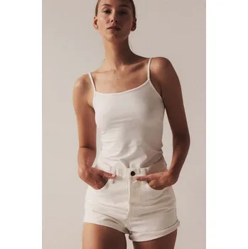 Bavlněný top MUUV. PREMIUM koszulka.PREMI.offwhite bílá 00X, vel. M