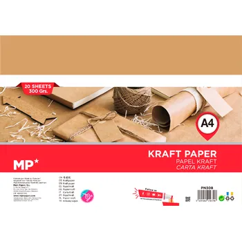 Papír MP papír A4 kraftový 20l 300gr PN308 606635