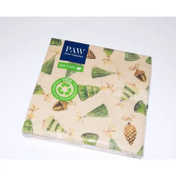 Papírový kapesník Paw Ubrousky PAW Dekor We Care (20ks) Vánoční dekorace /SDLE022300 523483