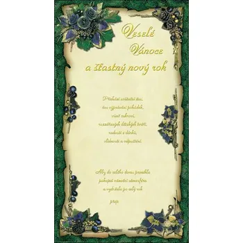 UNIPAP W01-006 W UNIPAP přání Vánoční