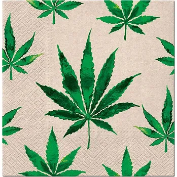 Papírový kapesník Paw Ubrousky PAW Dekor We Care (20ks) Marihuana 295833