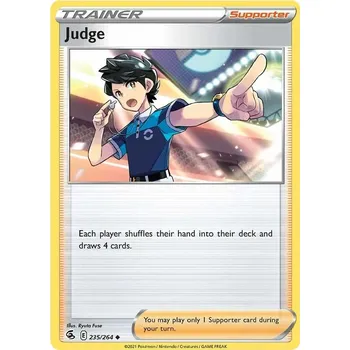 Karetní hra Judge 235/264 - Fusion Strike Typ karty: Non-Holo
