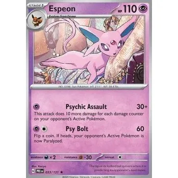 Karetní hra Pokémon PRE 033/131 Espeon - Prismatic Evolutions Stav: Near Mint, Verze: REVERSE HOLO