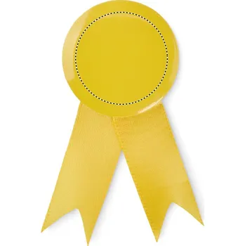 Odznak se stuhou Tamponový tisk (max. 2 barvy, 35x35mm) 2 barvy 5 FRONT