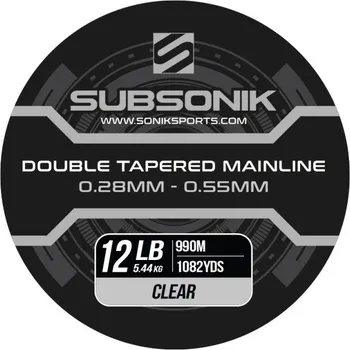 Sonik Vlasec Subsonik Double Tapered Main Line Clear 990m 0,33-0,60mm 16lb