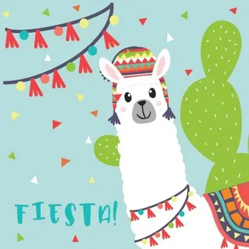 Papírový kapesník Paw Ubrousky PAW TETE L (20ks) Lama Party 468274