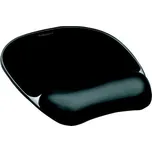 Podložka pod myš s gelovou opěrkou zápěstí, FELLOWES Crystals Gel, černá FELLOWES
