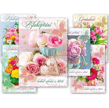 UNIPAP pohlednice sr R056 E glitr+výsek+UV 1230309 178549