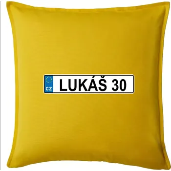 Polštář SPZ Lukáš 30 - Polštář 50x50 - 50x50 - Pouze potah ( Žlutá )