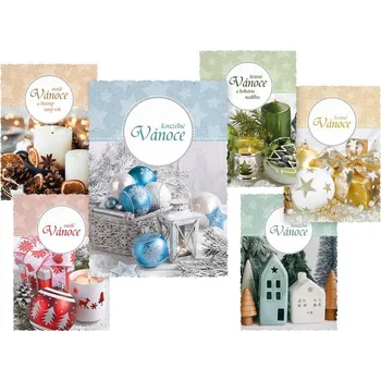 UNIPAP pohlednice vánoční 168 C výsek 1240851 257751