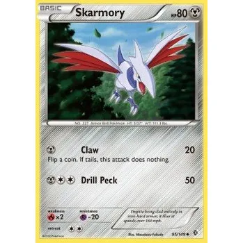Sběratelská karetní hra Pokémon BCR 095/149 Skarmory - Boundaries Crossed Stav: Good, Verze: NORMAL