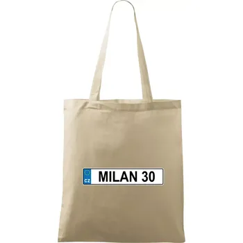 SPZ Milan 30 - Taška bavlněná - 42 x 38 cm ( Naturální )