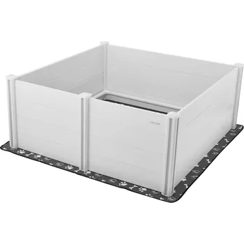 klec pro psa Vevor Box pro odchov štěňat 60×60×24 inch pvc, nastavitelné dveře