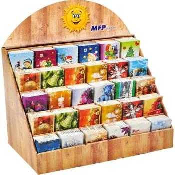 Dárková visačka UNIPAP jmenovky na dárky vánoční ve stojánku 1240819 162236