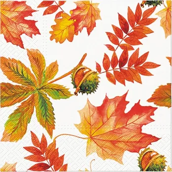 Papírový kapesník Paw Ubrousky PAW Dekor L (20ks) Fall colors 532654