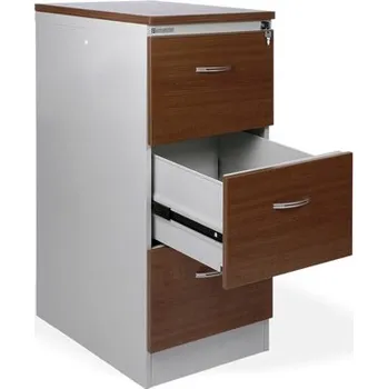 Kartotéka Hobis Kartotéky kovové / čelo ze dřeva - RGD 13 CE / 3 zásuvky 279801