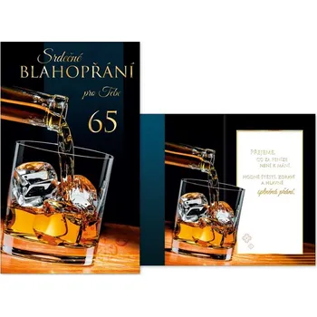 UNIPAP přání k narozeninám 65 M11-423 T PRANI_T_1451 165813