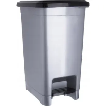 Odpadkový koš PLASTOVÝ KOŠ NA ODPADKY S PEDÁLEM ÚZKÝ KOŠ DO KOUPELNY WC 25 L