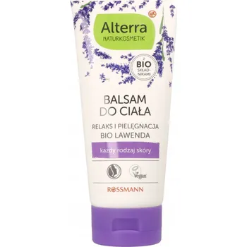 Tělové mléko ALTERRA Pečující tělový balzám Bio Levandule