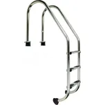 Žebřík nerez Standard s pouzdrem 3 stupňový, AISI 304