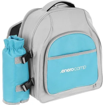 Sportovní batoh TERMÁLNÍ PIKNIKOVÝ BATOH MODRÝ ŠEDÝ 25L ENERO CAMP NEPLATÍ