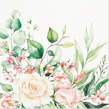 Papírový kapesník Paw Ubrousky PAW Dekor L (20ks) Floral Moments 304959