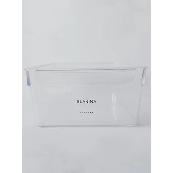 Dóza na potraviny SLANINA - Samolepka na dózy do lednice, 6 x 4 cm