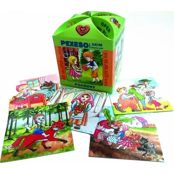 Pexeso Pexeso v ozdobné maxi krabičce POHÁDKY 437001