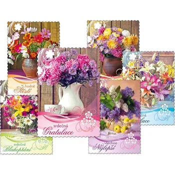 UNIPAP pohlednice sr R052 E glitr+výsek+UV 1230295 178550