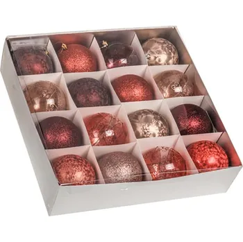 Vánoce KOOPMAN Vánoční koule - PP 100 mm / mix barev, mix / 1ks 449469