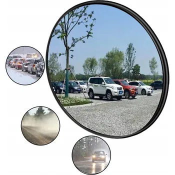 Zrcadlo ZRCADLO KONVEXNÍ 30 CM SFÉRICKÉ SKLADOVÁNÍ PANORAMATICKÉ PARKOVIŠTĚ