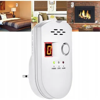 Bezpečnostní detektor CERTIFIKOVANÝ DETEKTOR HOŘLAVÝCH PLYNŮ LPG ZEMNÍ PLYN METAN ALARM ČIDLO