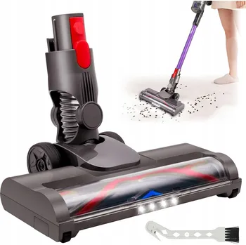 Hubice k vysavači PODLAHOVÁ HUBICE / KARTÁČ S LED OSVĚTLENÍM, FLEXIBILNÍ A OTOČNÁ PRO DYSON V15 V11 V10 V8 V7