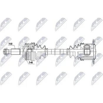 Hnací hřídel - poloosa NTY NPW-TY-257