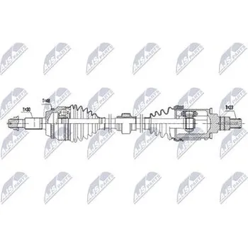 Hnací hřídel - poloosa NTY NPW-TY-252