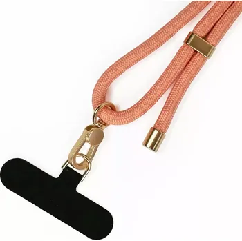 Pouzdro na mobilní telefon Univerzální dlouhý popruh / šňůrka Crossbody iSaprio přes rameno nebo kolem krku - lososová (Popruh iSaprio přes rameno nebo kolem krku vytvoří z pouzdra obal crossbody)