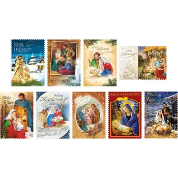 UNIPAP hU Pohlednice vánoční LUX náboženské 006 (2d) 1240835 194618