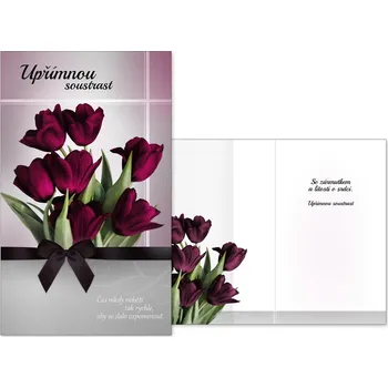 UNIPAP přání kondolenční M13-066 T PRANI_T_1712 165661