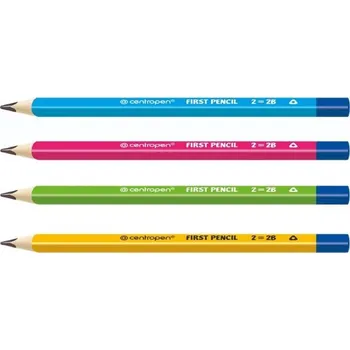 Grafitová tužka centropen Tužka Centropen 9512 trojhranná Jumbo First pencil - HB / barevný mix 490358