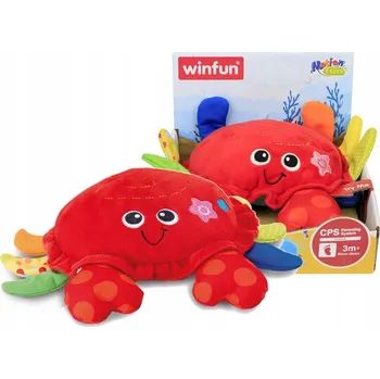 Hračka pro nejmenší Hračka na lezení Smily Play krab se zvukem a vibracemi