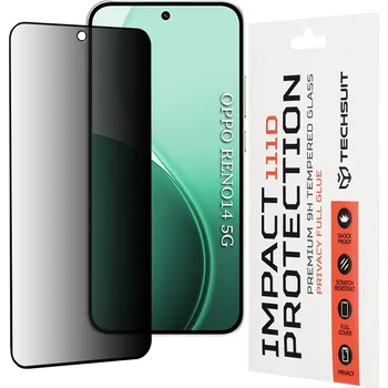 Techsuit - 111D Privacy Full Glue - Oppo Reno14 - černá