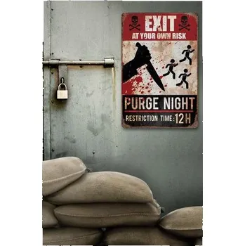 Party dekorace Cedule Exit