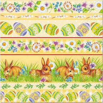 Papírový kapesník UNIPAP ubrousek P 33x33 velikonoce 332801 2011051 427599