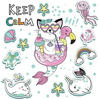 Papírový kapesník Pol-Mak Ubrousky DAISY L (20ks) Mermaid Cat Vibes 374560