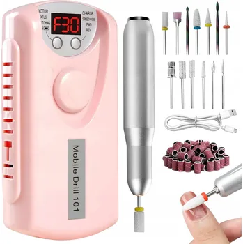 BRUSKA NA NEHTY MANIKÚRA PEDIKÚRA PROFESIONÁLNÍ VÝKONNÁ SADA 1200 MAH