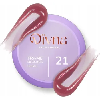 Lak na nehty DIVNA Frame Builder Gel 21 50 ml stavební gel barevný na nehty
