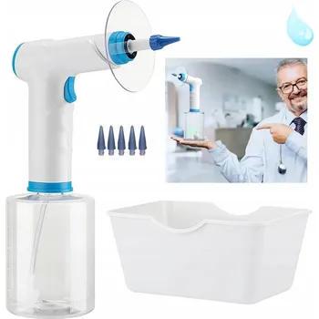 Čistič uší ZAŘÍZENÍ PRO VÝPLACH UŠÍ, 500ML LÁHEV, ZÁVAŽÍČKOVÁ KULIČKA