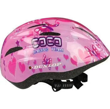DĚTSKÁ NASTAVITELNÁ CYKLISTICKÁ PŘILBA DUNLOP R. (48-52CM ) RŮŽOVÁ NEPLATÍ